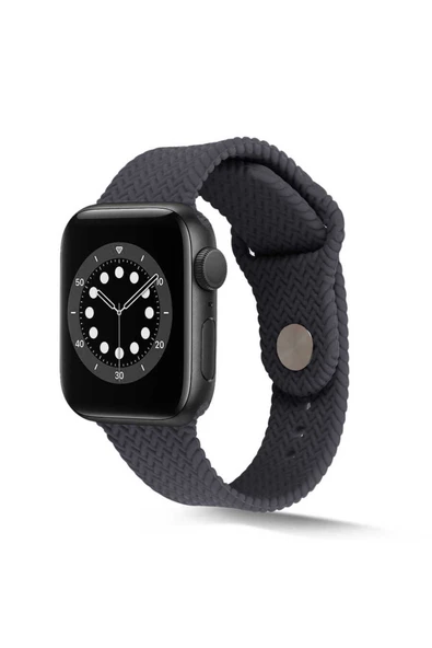 KILIFTECH Watch Ultra 49mm Kordon KRD-37 Uyumlu Strap Kayış CLO- Gri ürün görseli