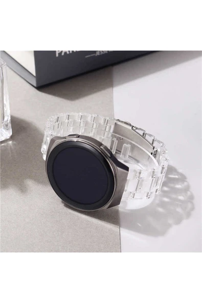 SAFA Huawei GT2 46mm Uyumlu KRD-27 22mm Zore Kordon Renksiz - Resim 7