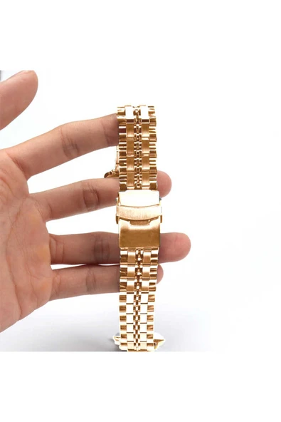 KILIFTECH Watch 40mm Uyumlu KRD-54 Metal Zore Kordon-Lacivert - Resim 6