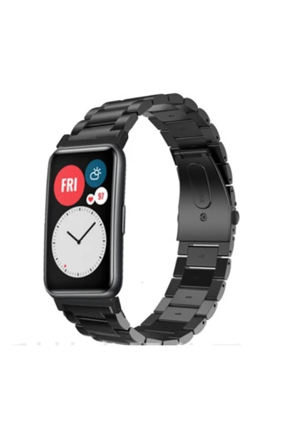 KILIFTECH Huawei Watch Fit Metal Kordon Dönüştürücü CLO- Siyah - Resim 6