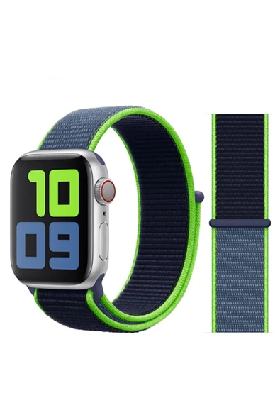 KILIFTECH Watch 40mm Uyumlu KRD-03 Hasır Zore Kordon-57-Lime ürün görseli