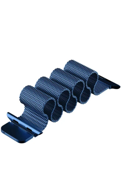 zore Apple Watch 7 45mm Krd-01 Metal Kordon - Starlight - Resim 4