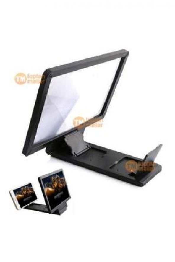Cep Telefonu Büyüteç Telefon Ekran Büyütme Için Büyütücü_stand 3d - 2