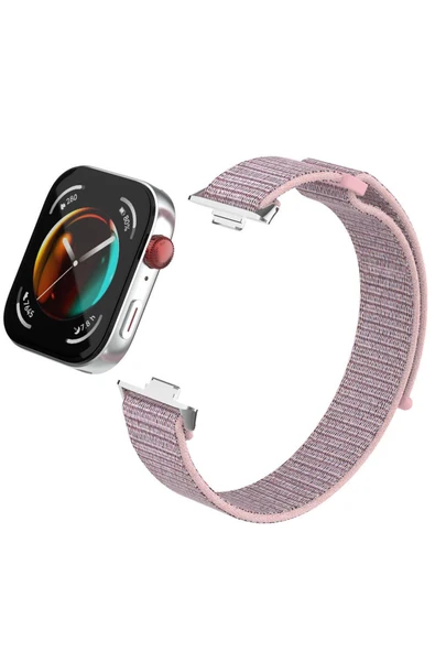 KILIFTECH Huawei Watch Fit 3 Zore KRD-03 Hasır Kordon-İndigo - 5