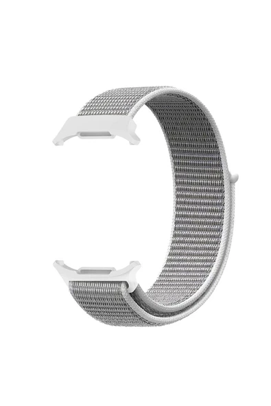 KILIFTECH Galaxy Watch Ultra 47mm Zore KRD-03 Hasır Kordon-Krem - Resim 5