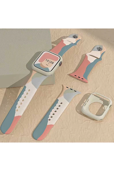 KILIFTECH Watch 38mm KRD-62 Uyumlu Zore Kordon-Blue İnk - Resim 8