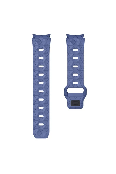 KILIFTECH Galaxy Watch 6 40mm Zore KRD-116 20mm Futbol Desenli Spor Tasarımlı Silikon Kordon-Gri-Yeşil - 6