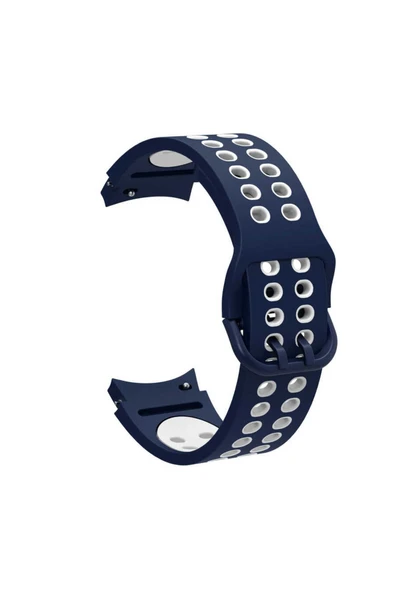 CML MOBILE Galaxy Watch 4 44mm KRD-02 Uyumlu Kordon-cml-Mavi-Beyaz ürün görseli