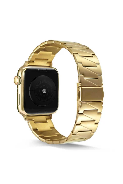 Doping Digital Watch 40mm Uyumlu KRD-48 Metal Zore Kordon-Gold - Resim 4