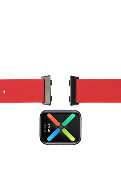 10LİNE AKSESUAR Oppo Watch 46mm 22mm Metal Kordon Dönüştürücü CLO- Siyah - 8
