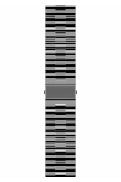 zore Huawei GT2 42mm Uyumlu KRD-27 20mm Kordon Zore Siyah - Resim 2
