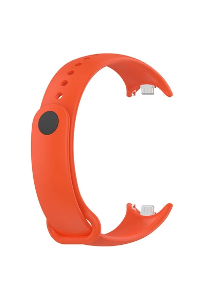 zore Xiaomi Mi Band 9 Serisi Klasik Kordon Silikon Strap Kayış-Siyah - 3