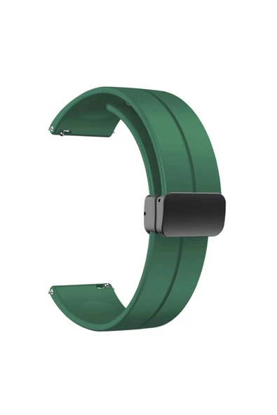 10LİNE AKSESUAR Huawei GT2 42mm KRD-84 20mm Uyumlu Zore Kordon Yeşil ürün görseli 1