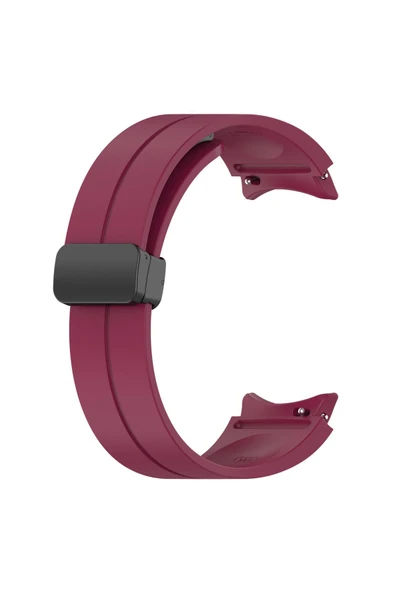 YuccaTech Galaxy Watch 5 44mm Uyumlu KRD-84 Uyumlu Zore Kordon Mürdüm ürün görseli 1