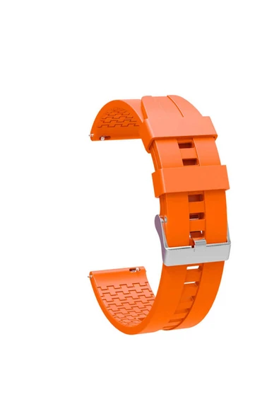 YuccaTech Galaxy Watch Active 2 44mm KRD-23 20mm Uyumlu Zore Kordon-Turuncu ürün görseli