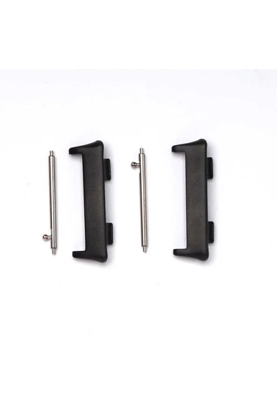 10LİNE AKSESUAR Oppo Watch 46mm 22mm Metal Kordon Dönüştürücü CLO- Siyah