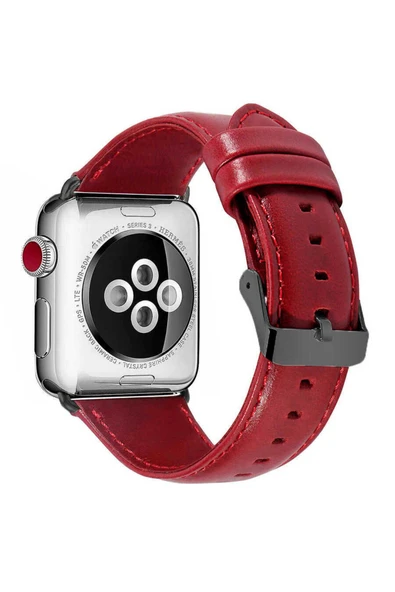 YuccaTech Watch 40mm Uyumlu Luxury Leather Deri Zore Kordon-NO5 - Resim 3