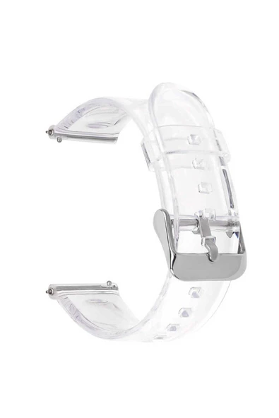 wenixs aksesuar Huawei GT2 42mm KRD-13 Şeffaf Uyumlu Kordon Zore Renksiz - Resim 2