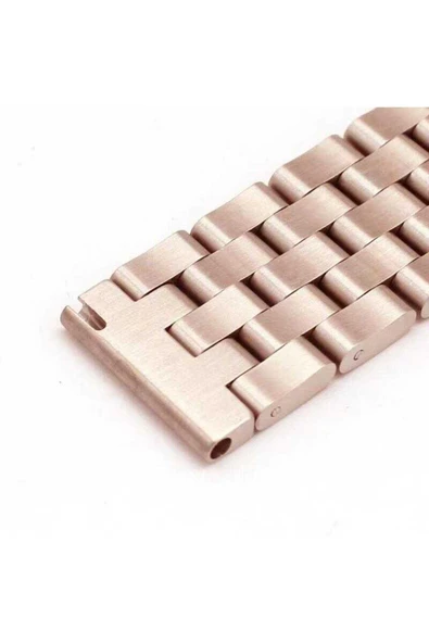 Resveq Huawei Watch GT 3 46mm Uyumlu KRD-20 Metal Zore Kordon-Siyah - Resim 5