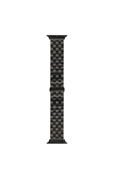 ARMX Watch 7 41mm Uyumlu KRD-20 Metal Zore Kordon-Siyah - 5