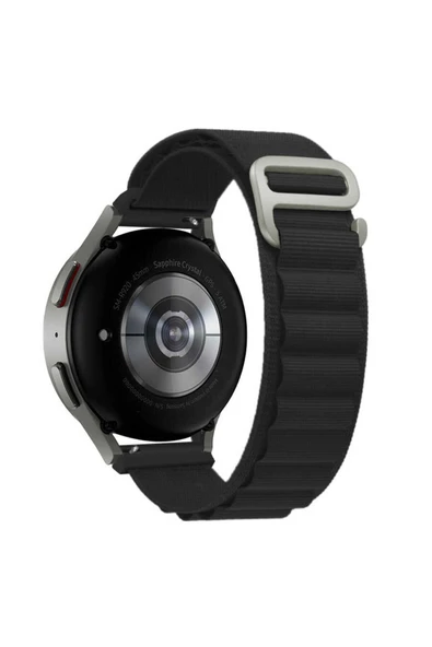 KILIFTECH Galaxy Watch 46mm Uyumlu KRD-74 22mm Hasır Zore Kordon-Beyaz - Resim 2