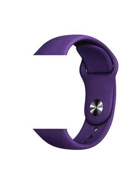 Ayyıldız Aksesuar Dünyası Watch 42mm Uyumlu Klasik Zore Kordon Mor ürün görseli