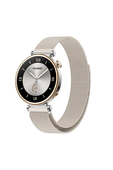 KILIFTECH Huawei GT4 18mm Uyumlu KRD-01 Metal Zore Kordon-Starlight ürün görseli