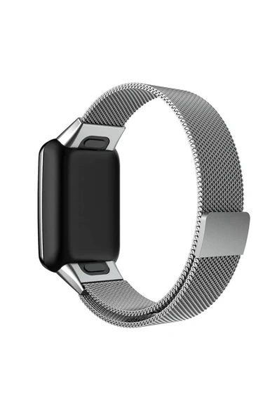 KILIFTECH Xiaomi Mi Band 7 Pro Zore KRD-01 Metal Kordon-Gri - Resim 2