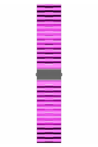 Butik Özlem Huawei Watch GT 3 46mm Uyumlu KRD-27 BTO Kordon Pembe