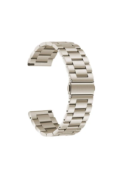 zore Galaxy Watch Active 2 44mm ODC Band-04 20mm Metal Kordon-Starlight ürün görseli 1