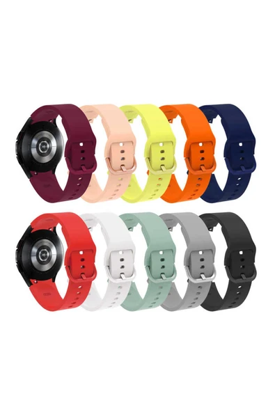 KILIFTECH Galaxy Watch 4 40mm KRD-50 Uyumlu Zore Kordon-Gri - 3