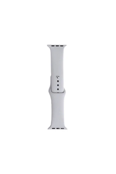 zore Watch 38mm Band Serisi Uyumlu Klasik Kordon Silikon Strap Kayış-Cloud Gray - 1