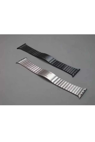 TECNOGELİŞEN Watch 38mm Uyumlu KRD-35 Metal TCG Kordon Gri - Resim 5