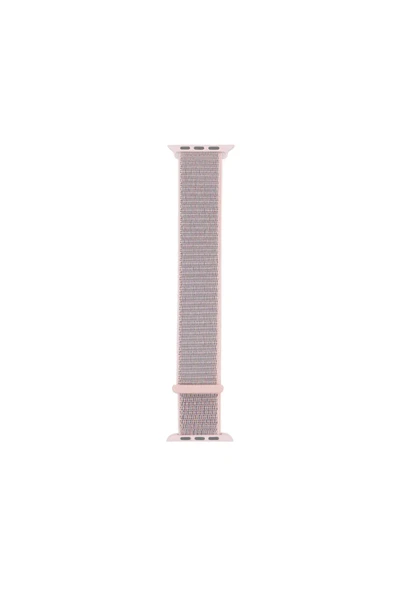 zore Watch 7 45mm Kordon Band-03 Serisi Hasır Strap Kayış-Pembe Açık
