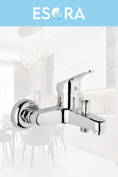 ESORA Robot Duş Sistemi, Baston Lavabo & Mutfak ve Banyo Bataryası 4'lü Set (2 Adet Taharet Hediyeli) - Resim 6