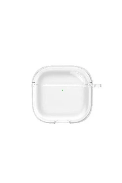 KILIFTECH Air-Pods 4 Kılıf Şeffaf Kristal Silikon Zore Airbag 14 Kılıf-Şeffaf