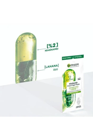 Garnier Niacinamide Detoks Etkili Ampul Kağıt Maske - 6