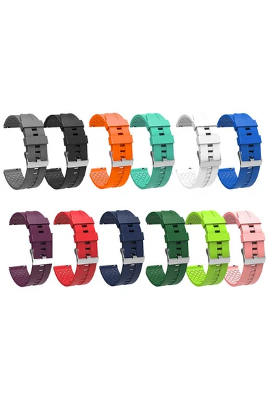 zore Gear S2 KRD-23 20mm Uyumlu Kordon-btz-Gri - 3