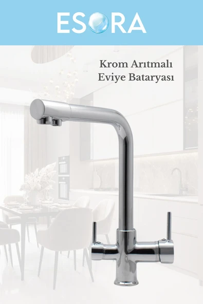 ESORA Krom Arıtmalı Eviye Bataryası