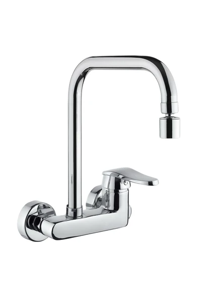 ESORA Duvardan Oynar Uçlu Mutfak Bataryası Çeşmesi Musluğu ürün görseli 1