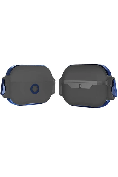 zen aksesuar Air Pods 3. Nesil Zore Airbag 34 Darbelere Karşı Dayanıklı Kılıf-Mavi