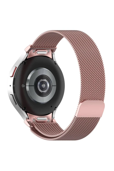 KILIFTECH Galaxy Watch 6 Classic 47mm Uyumlu KRD-01 Metal Zore Kordon-Gri - Resim 8