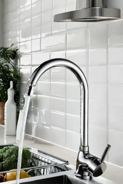 ESORA Oynar Başlıklı Lüx Mutfak Eviye Bataryası Musluğu Çeşmesi ürün görseli 1