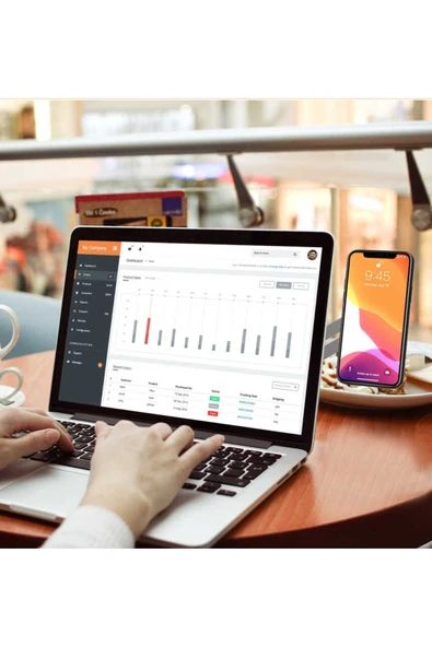 KILIFTECH Zore SJ05 Laptop - Monitör Telefon Tutucu-Gümüş - 3