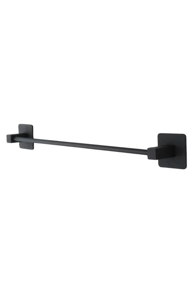 ESORA Siyah Metal Kare Yapışkanlı Uzun Havluluk - 1