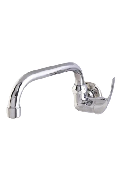 ESORA Duvardan Tek Su Çıkışlı Oynar Borulu Mutfak Evye Musluk Bataryası ürün görseli 1