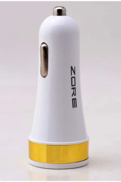 lumena Micro Araç Şarj Seti Kablosu Şarj Aleti 3000 Mah Beyaz Renkli 3 Usb Li 2 In 1 - 2