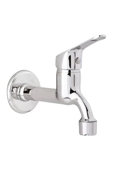 ESORA Krom Mix Musluk Aç Kapa Lavabo WC Tuvalet Bahçe Musluğu Krom Aç Kapa Garantili ürün görseli 1