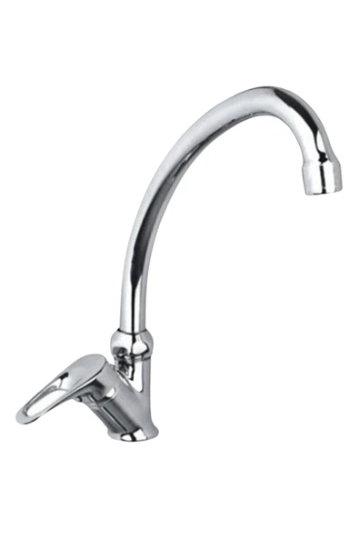 ESORA Krom Mermerden Tek Su Çıkışlı Lavabo Bataryası ürün görseli 1