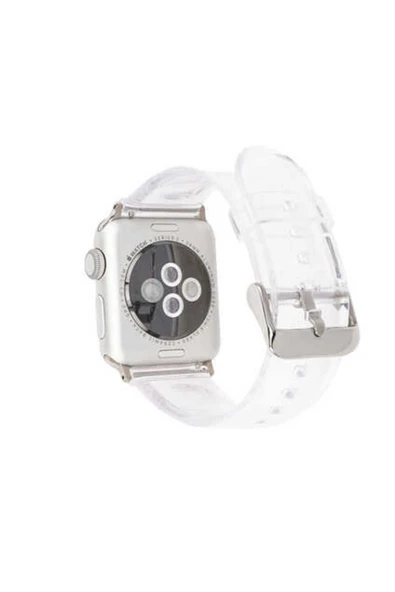 KILIFTECH Watch 42mm KRD-13 Şeffaf Uyumlu Zore Kordon-Renksiz - Resim 6